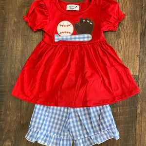 Baseball Short Set